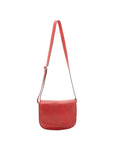 Borsa a tracolla da donna 100% vera pelle 4582-ROSSO Alessia Firenze