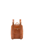 Zaino unisex in vera pelle Made in Italy 100% cotone 4057-MIELE Alessia Firenze