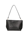 Lorelei Borsa a spalla da donna Vera pelle croco 06498-019 NERO Chiara Ferretti