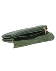 Petra Borsa a mano da donna 100% pelle 04540-L558 VERDE SCURO Chiara Ferretti