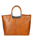 Francesca Borsa a mano da donna 100% pelle 9133-CUOIO COGNAC Chiara Ferretti