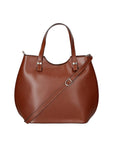 Egle Borsa a mano da donna Vera pelle 80046-MARRONE Chiara Ferretti