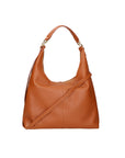 Ursula Borsa a spalla da donna Vera pelle 06673-D17 CUOIO SCURO Chiara Ferretti