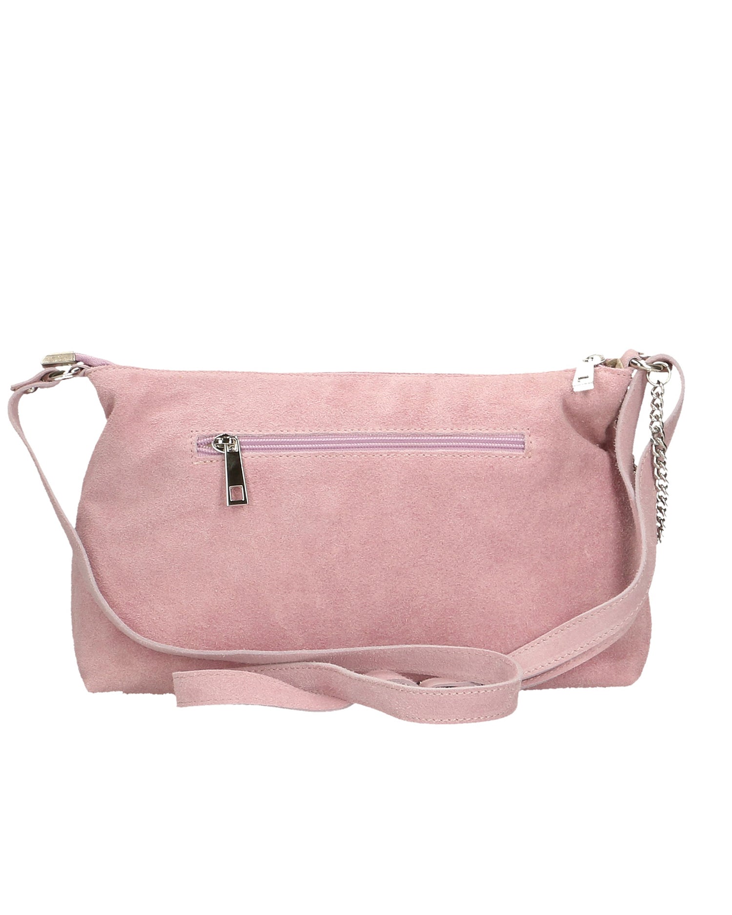Embera Elite Borsa a tracolla donna Vera pelle scamosciata 8650-ROSA Chiara Ferretti