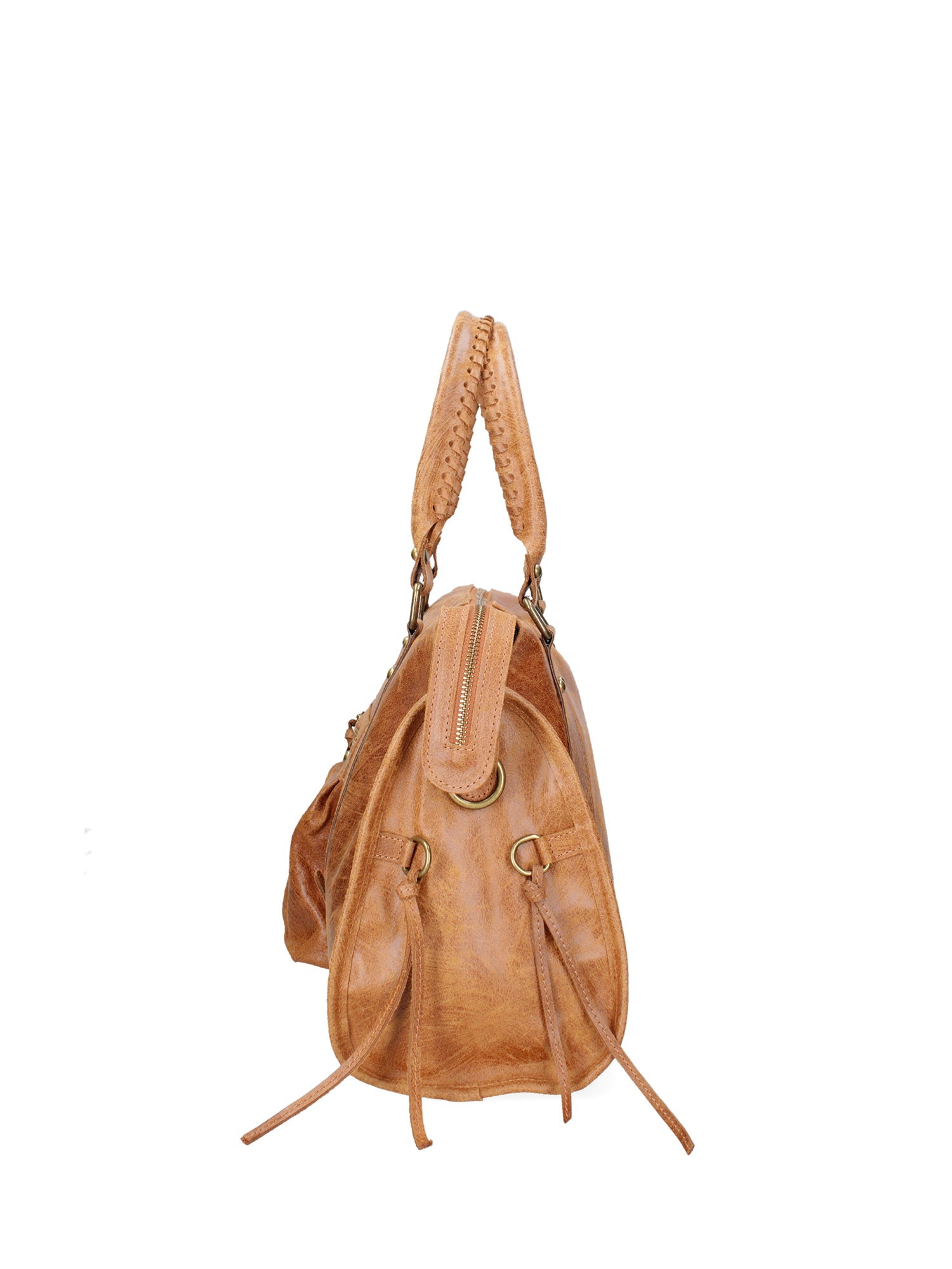 Elara Borsa a spalla da donna Vera pelle 06090-031 CUOIO SCURO Chiara Ferretti