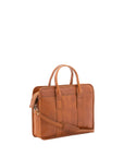 Borsa a mano unisex vera pelle Made in Italy 4454-MIELE Alessia Firenze