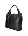 Aelia Borsa a spalla da donna Vera pelle 3312-D28 NERO BLACK Chiara Ferretti