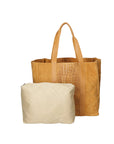 Edith Borsa Shopper da donna Vera pelle 80043-005 CUOIO CHIARO Chiara Ferretti