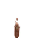 Borsa a mano unisex in vera pelle Made in Italy 4317-MARRONE Alessia Firenze