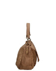 Novella Borsa a spalla da donna Vera pelle 7800-TAUPE Chiara Ferretti