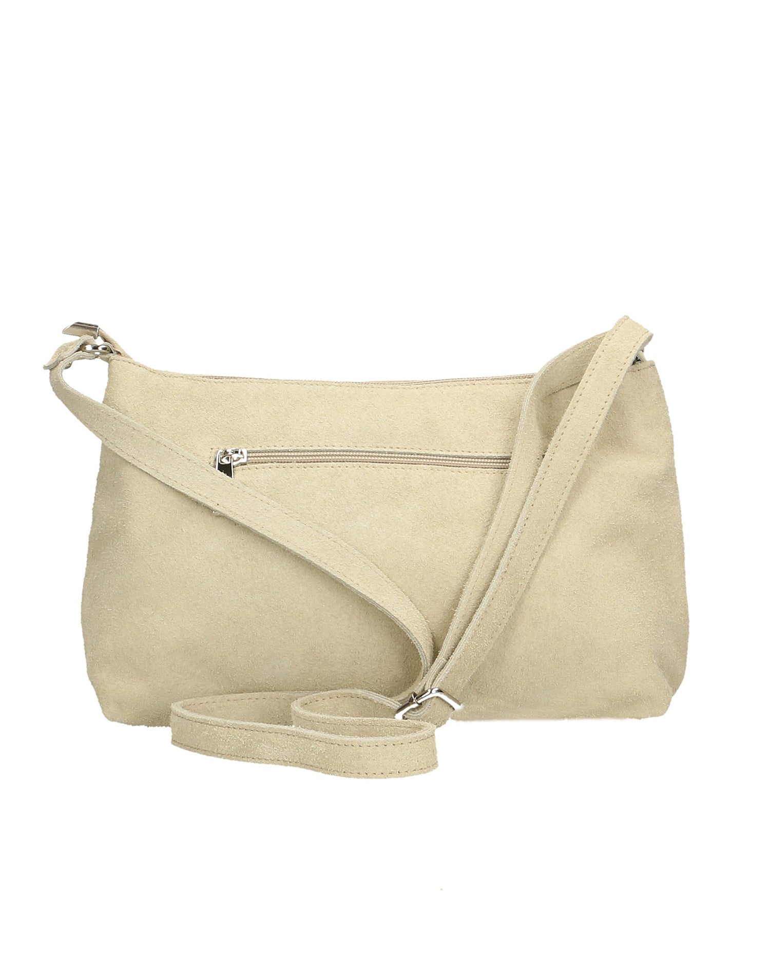 Embera Elite Borsa a tracolla donna Vera pelle scamosciata 8650-BEIGE Chiara Ferretti