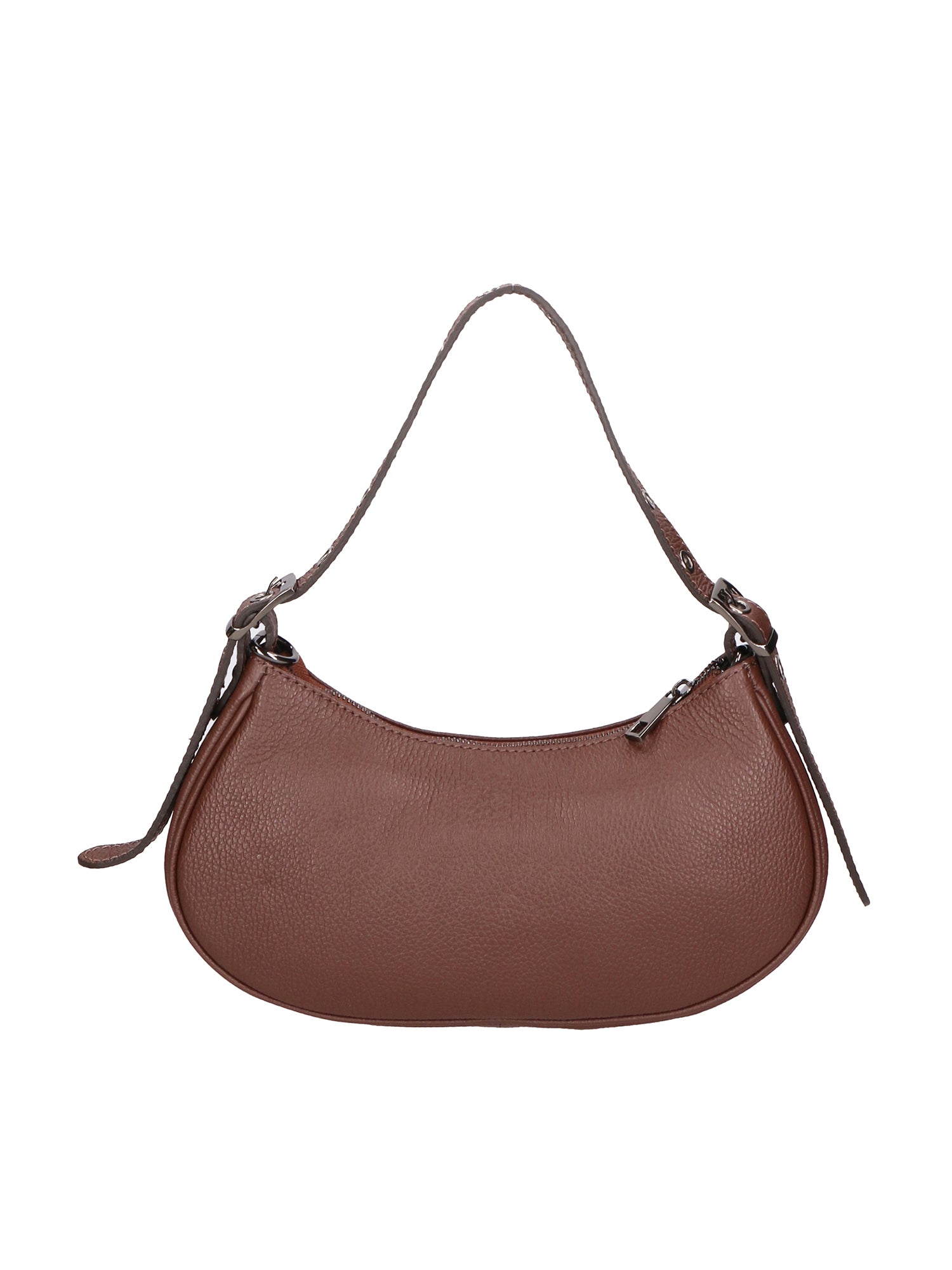 Loredana Borsa a spalla da donna Vera pelle 06548-CIOCCOLATO Chiara Ferretti