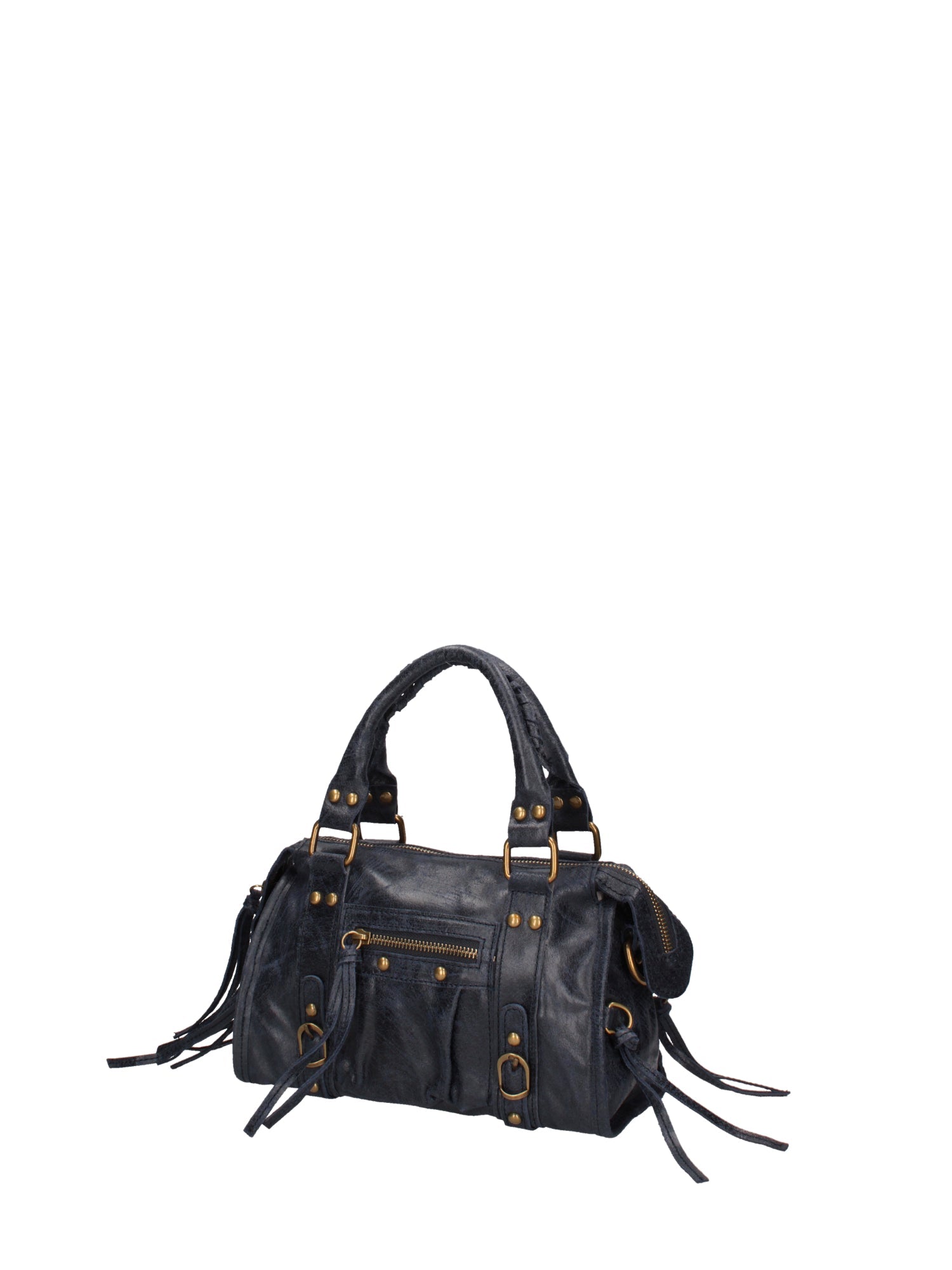 Erisia Borsa a spalla da donna Vera pelle 06091-013 BLU NAVY Chiara Ferretti
