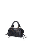 Erisia Borsa a spalla da donna Vera pelle 06091-013 BLU NAVY Chiara Ferretti