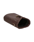 Angela Damen-Hobo-Tasche aus echtem Leder, hergestellt in Italien, 20 x 16 x 7 cm