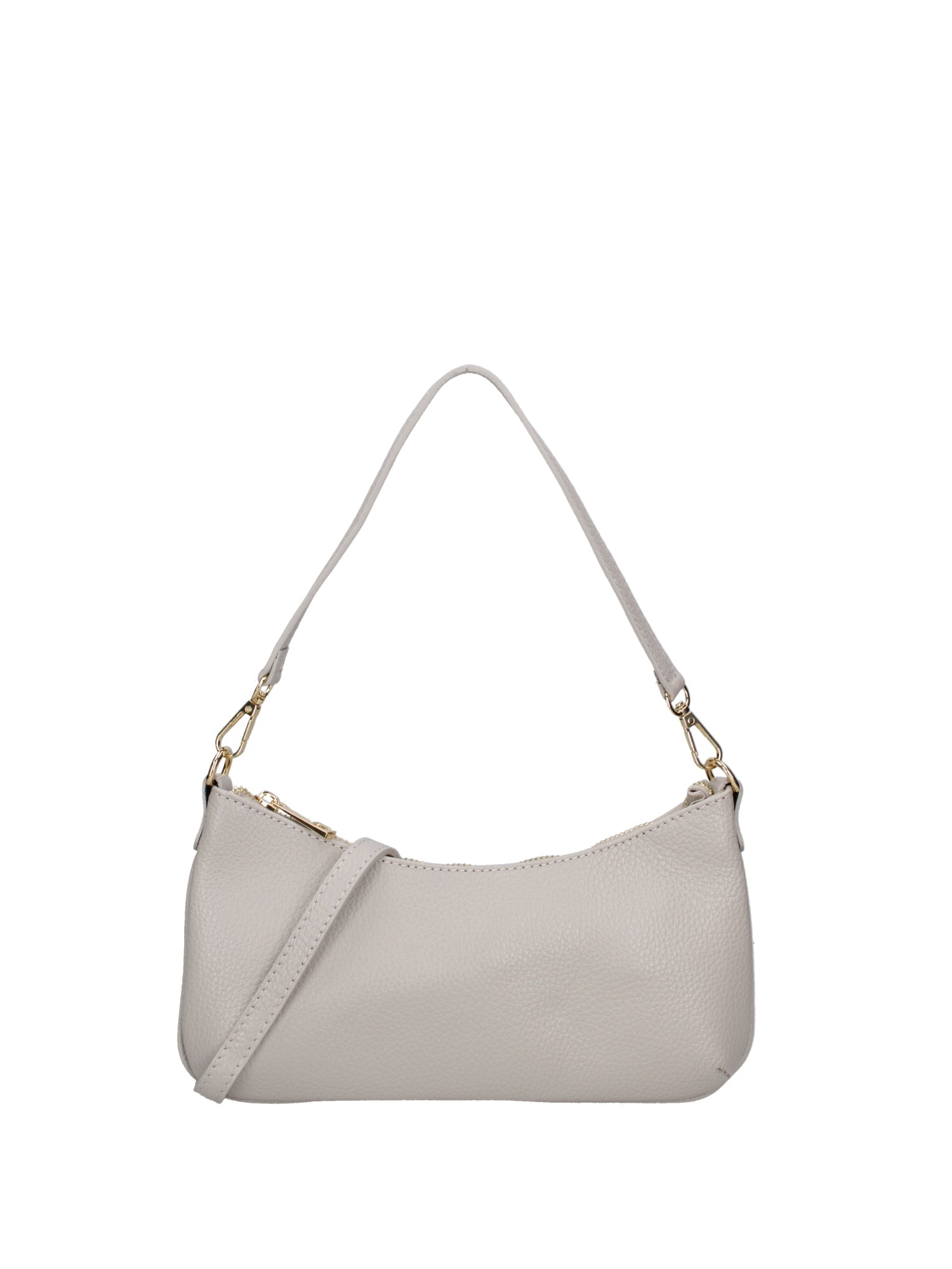 Oriane Borsa a spalla da donna Vera Pelle 07400-D86 GRIGIO PERLA Chiara Ferretti