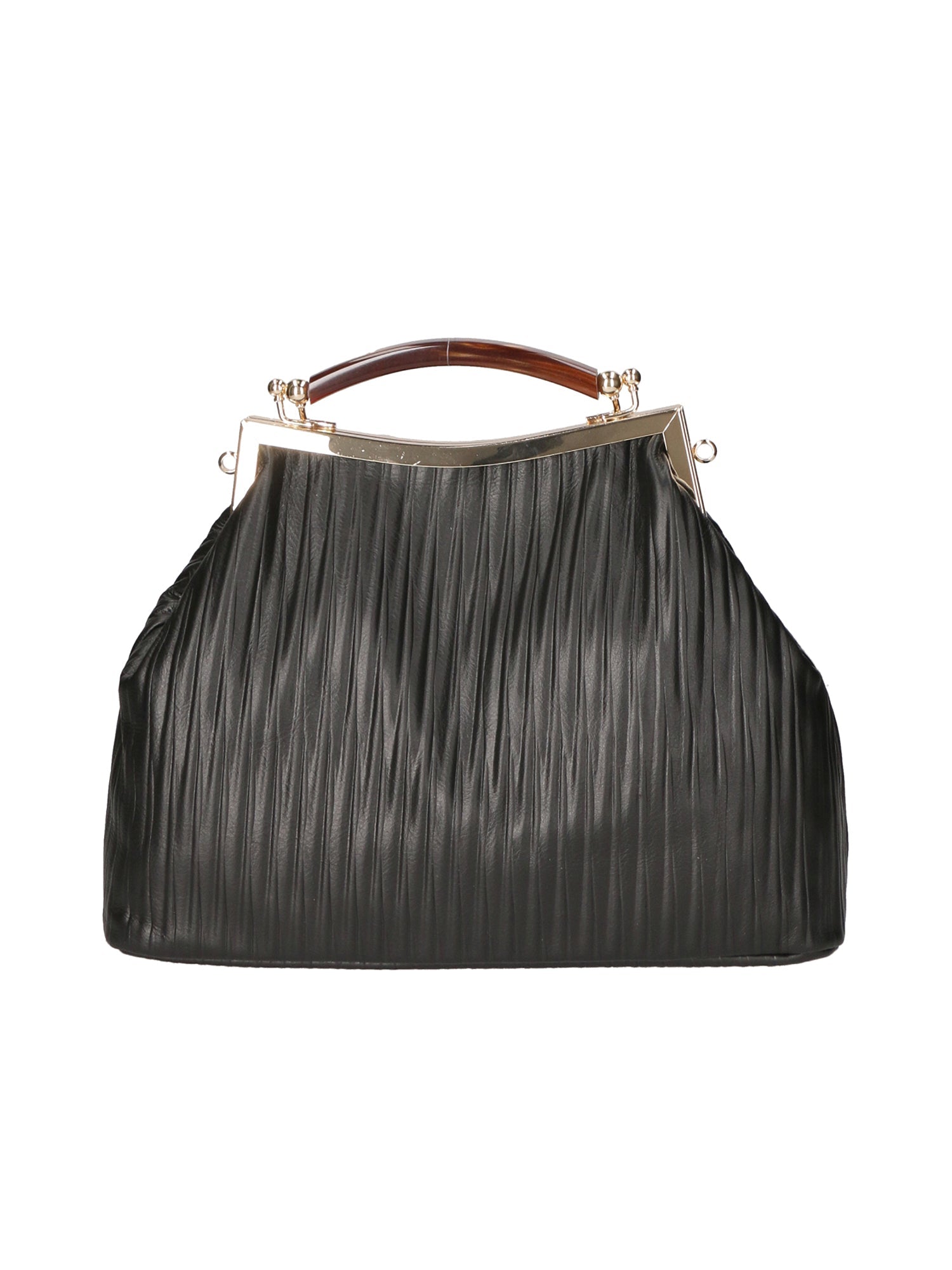 Miranda Borsa a spalla donna Vera pelle 03706-NERO BLACK Chiara Ferretti