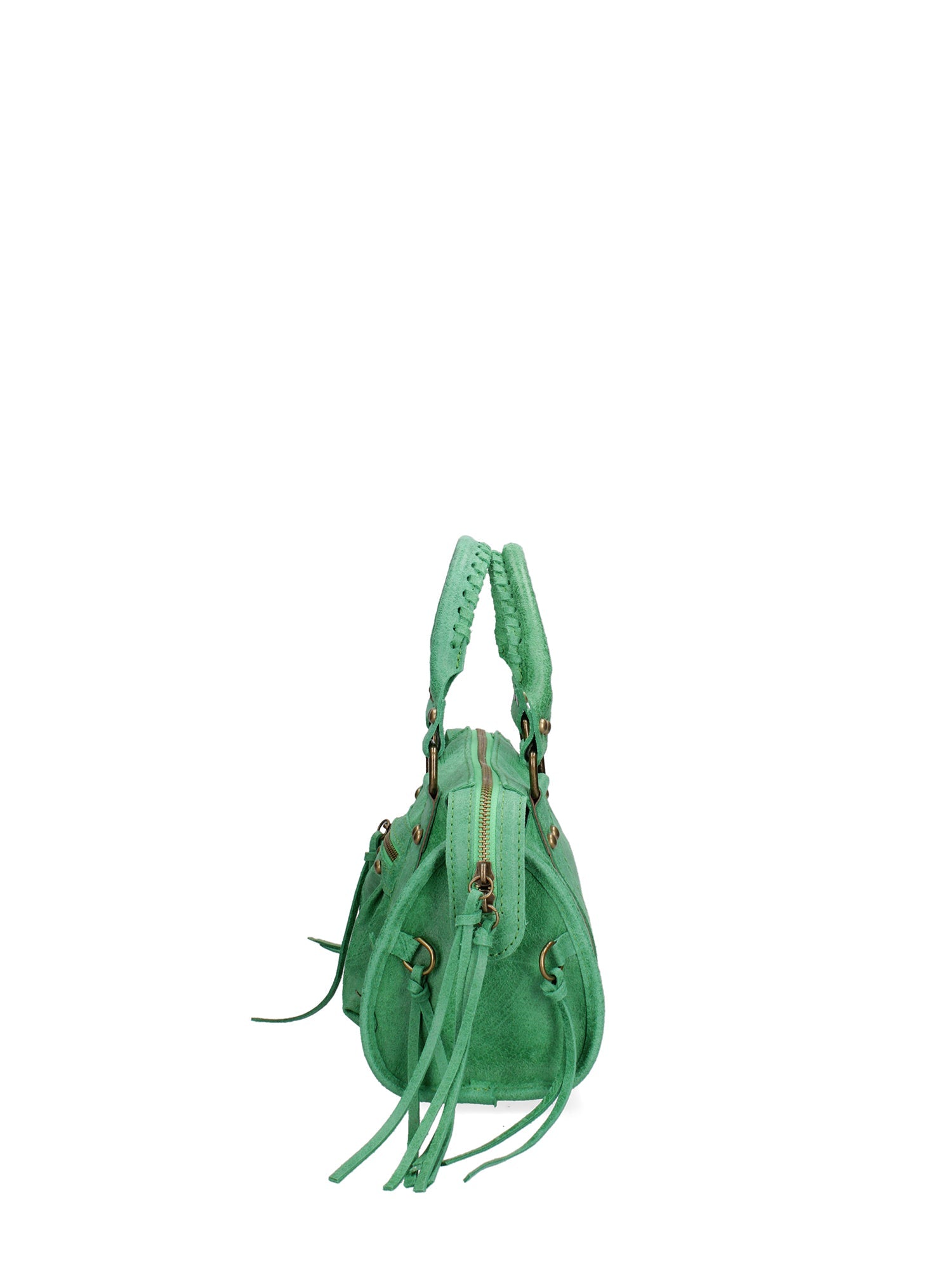 Erisia Borsa a spalla da donna Vera pelle 06091-026 VERDE ERBA Chiara Ferretti