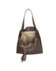 Aelia Borsa a spalla da donna Vera pelle 3312-D23 T.MORO DARK BROWN Chiara Ferretti
