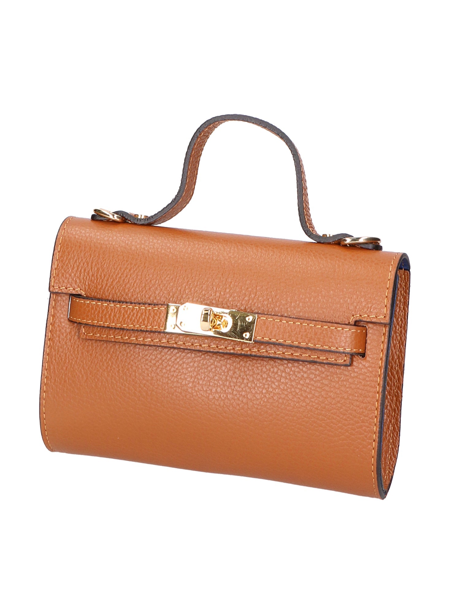Uma Borsa a mano da donna Vera pelle 06525-D17 CUOIO SCURO Chiara Ferretti