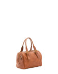 Borsa a bauletto unisex in vera pelle 100% cotone 4528-MIELE Alessia Firenze