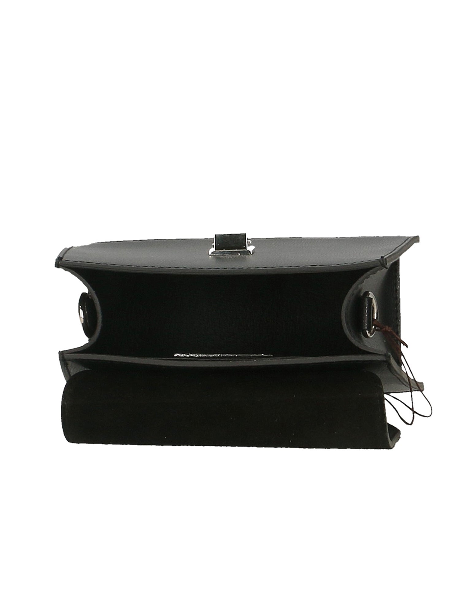 Eolara Borsa a spalla da donna Vera pelle 193842-NERO BLACK Chiara Ferretti