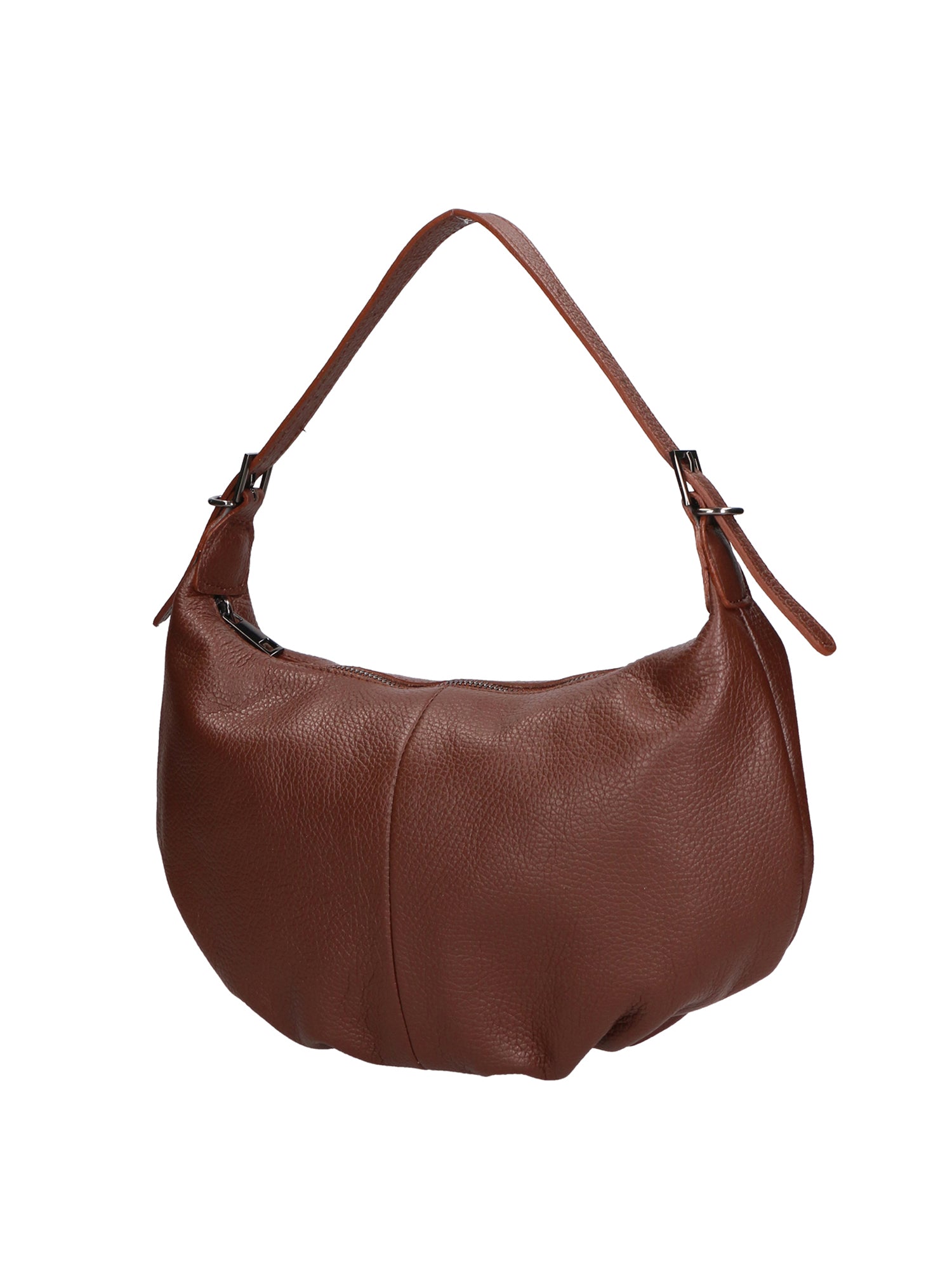 Licia Borsa a spalla da donna Vera pelle 06512-CIOCCOLATO Chiara Ferretti