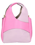 Iside Borsa a mano da donna 100% pelle 05793-D55 LILLA + D501 PINK Chiara Ferretti