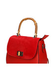 Natasha Borsa a mano da donna Vera pelle e Calfhair 191756-ROSSO RED Chiara Ferretti