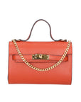 Uma Borsa a mano da donna Vera pelle 06525-D61 MATTONE(HP) Chiara Ferretti