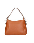 Vladimira Borsa a spalla da donna Vera pelle 06675-D17 CUOIO + D40 TAUPE Chiara Ferretti