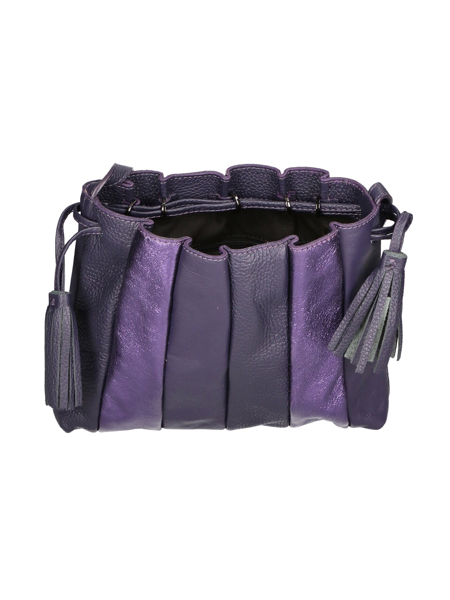 Elysia Borsa a spalla da donna Vera pelle 552043-VIOLA PURPLE Chiara Ferretti
