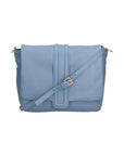 Wanda Borsa a tracolla da donna Vera pelle 06497-S41 CELESTE SCURO Chiara Ferretti
