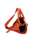 Oceania Borsa a spalla da donna Vera pelle 580041-ARANCIO ORANGE Chiara Ferretti