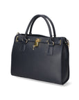 Dorotea Borsa a mano da donna 100% pelle 80040-D26 BLU SCURO DARK BLUE Chiara Ferretti