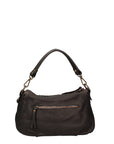 Novella Borsa a spalla da donna Vera pelle 7800-NERO Chiara Ferretti