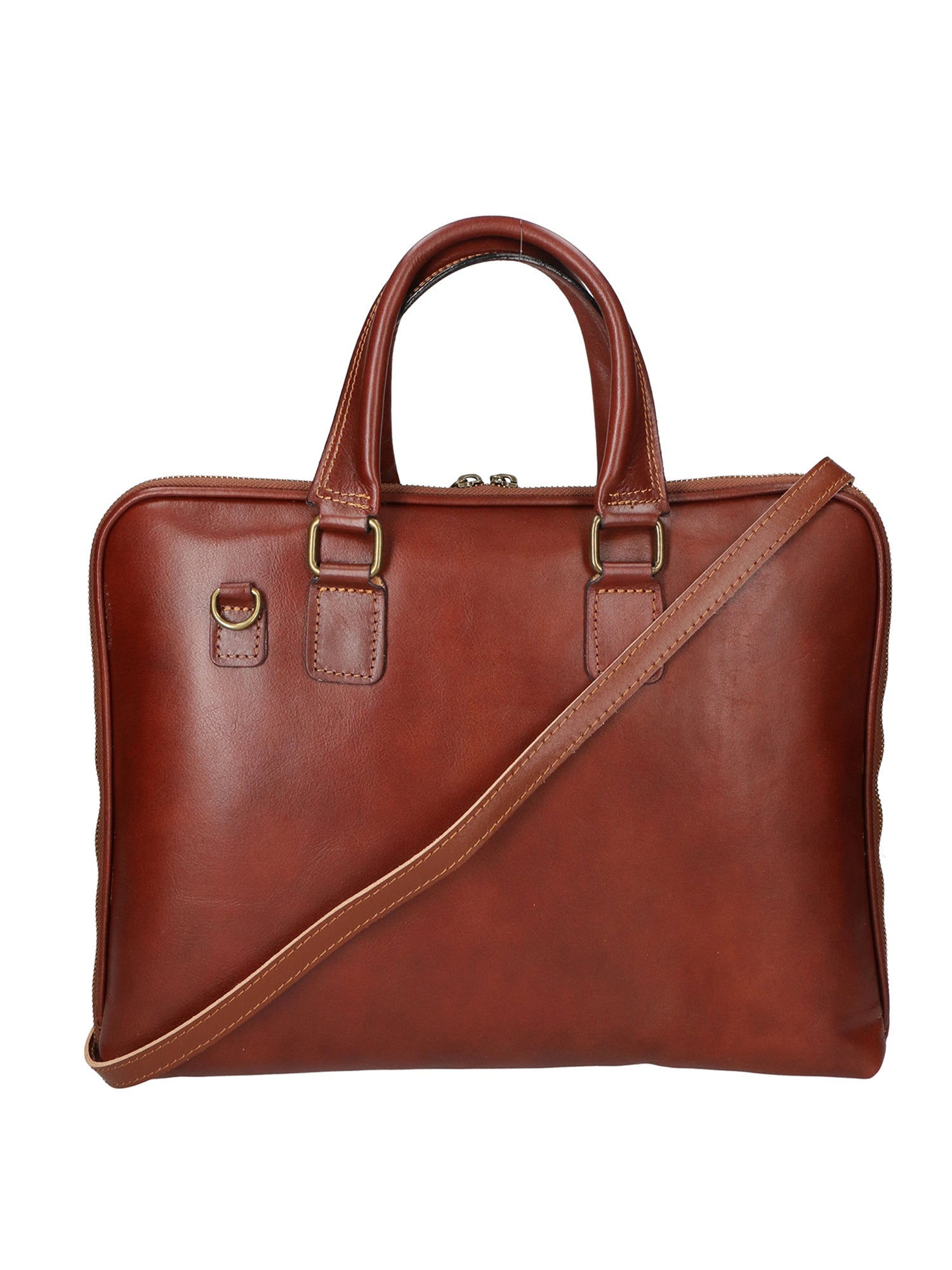 Fabiana Borsa a mano unisex Vera pelle 9033-MARRONE BROWN Chiara Ferretti