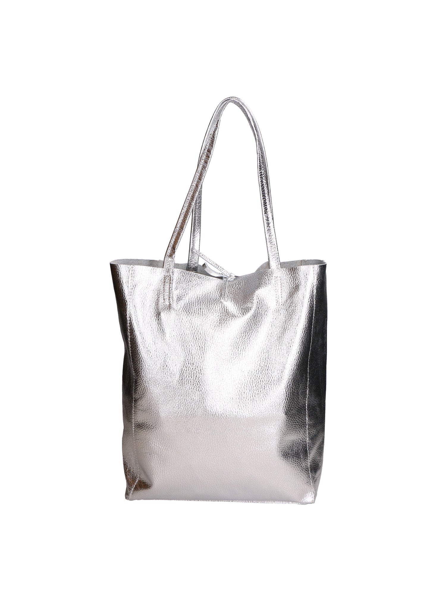 Iride Borsa a mano da donna 100% pelle 05921-DL1 ARGENTO Chiara Ferretti