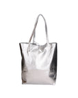 Iride Borsa a mano da donna 100% pelle 05921-DL1 ARGENTO Chiara Ferretti