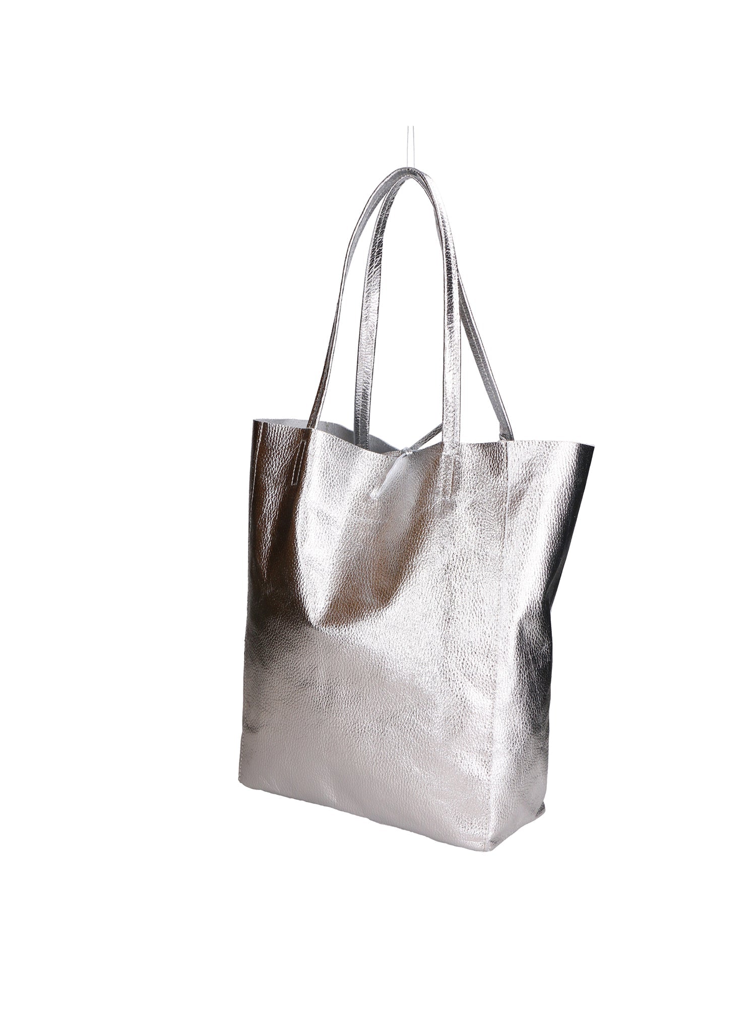Iride Borsa a mano da donna 100% pelle 05921-DL1 ARGENTO Chiara Ferretti