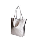 Iride Borsa a mano da donna 100% pelle 05921-DL1 ARGENTO Chiara Ferretti