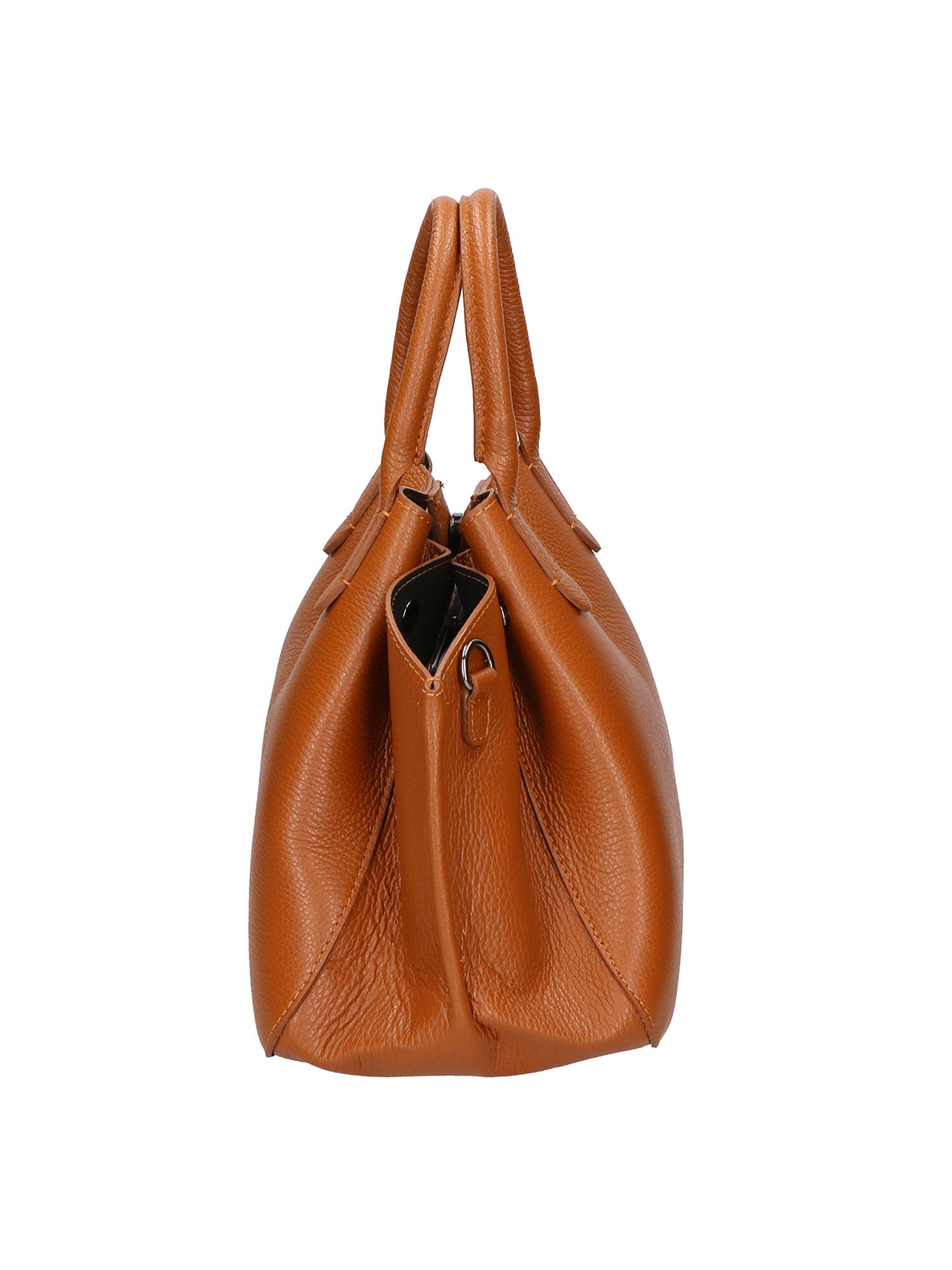 Vincenza Borsa a mano da donna Vera pelle 06898-D17 CUOIO Chiara Ferretti
