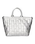 Olivia Borsa a mano da donna 100% pelle KAN 05-ARGENTO Chiara Ferretti