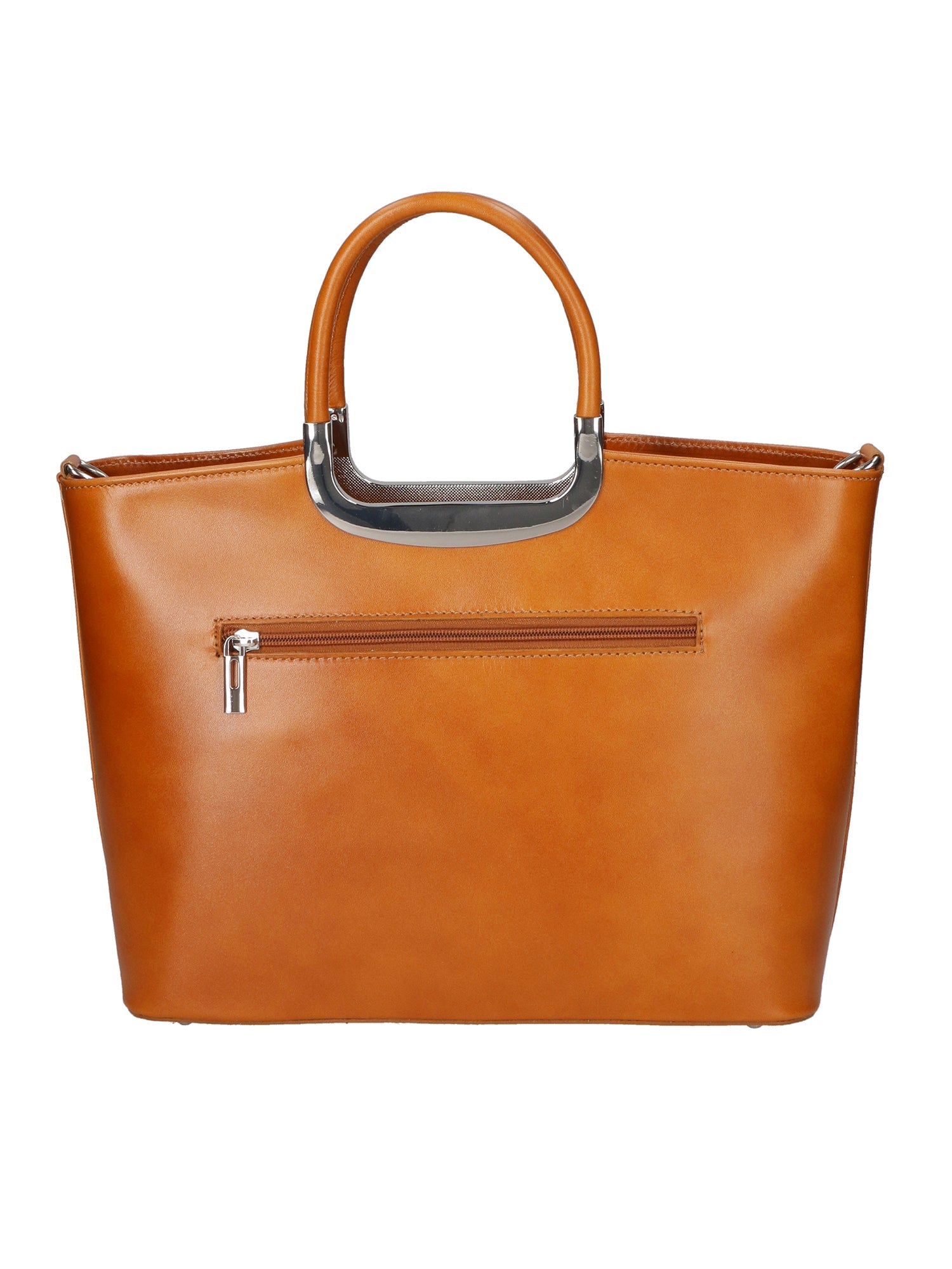 Francesca Borsa a mano da donna 100% pelle 9133-CUOIO COGNAC Chiara Ferretti
