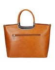 Francesca Borsa a mano da donna 100% pelle 9133-CUOIO COGNAC Chiara Ferretti