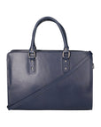Fabrizia Borsa a mano da donna Vera pelle 9047-BLU DARK BLUE Chiara Ferretti
