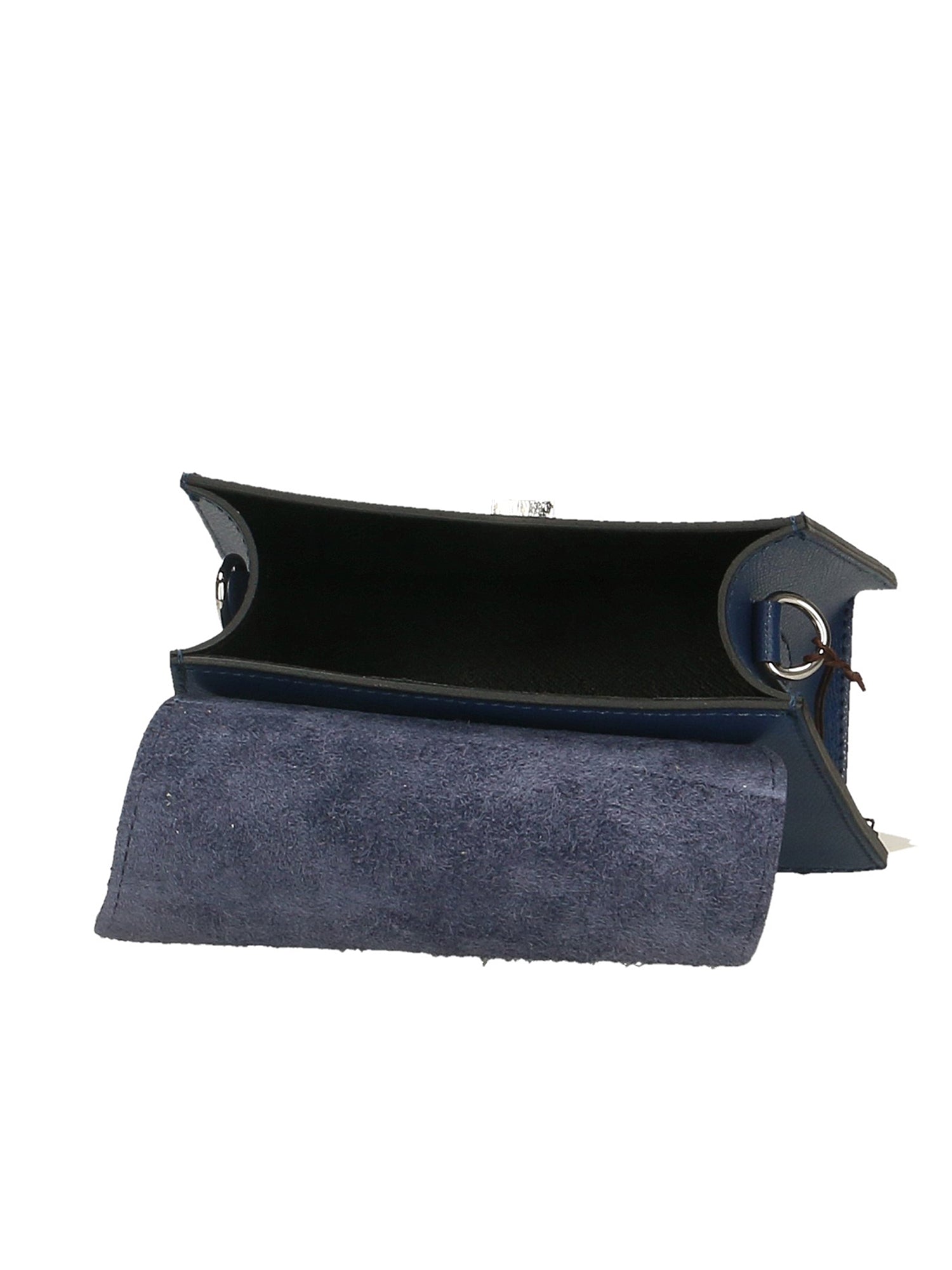 Eolara Borsa a spalla da donna Vera pelle 193842-BLU DARK BLUE Chiara Ferretti
