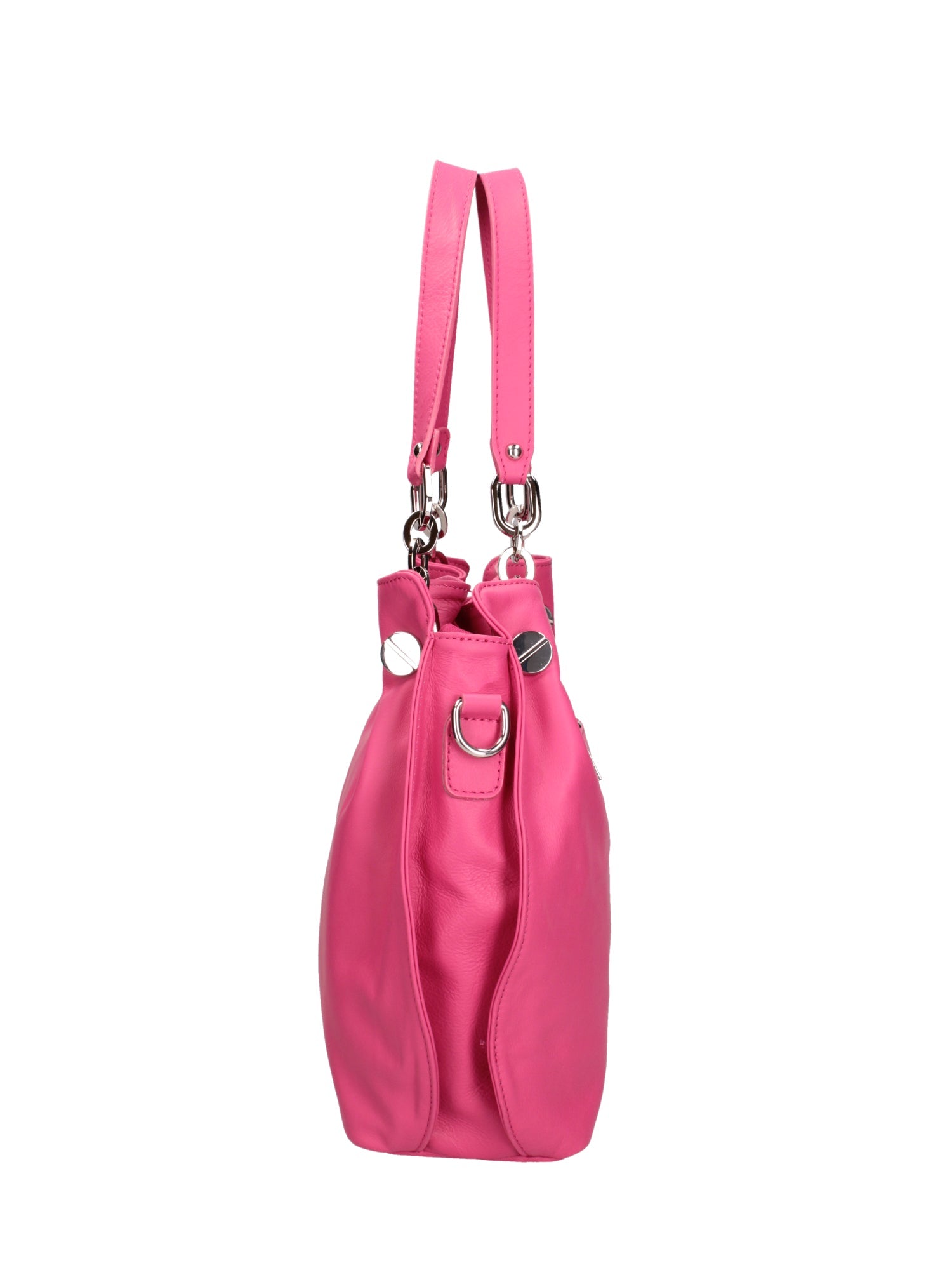 Ereba Borsa a mano da donna Made in Italy 100% pelle 3305-S02 FUXIA Chiara Ferretti
