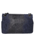 Edvige Borsa a spalla da donna Pelle Croco Stampata 80045-BLU Chiara Ferretti