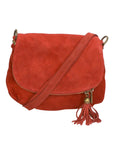 Emanuela Borsa a tracolla da donna Vera pelle 80057-024 ROSSO MEDIO Chiara Ferretti